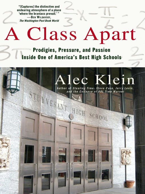 Title details for A Class Apart by Alec Klein - Wait list